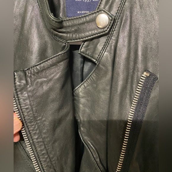 Madewell Moto Genuine Soft Leather Jacket sz XS - Picture 11 of 13